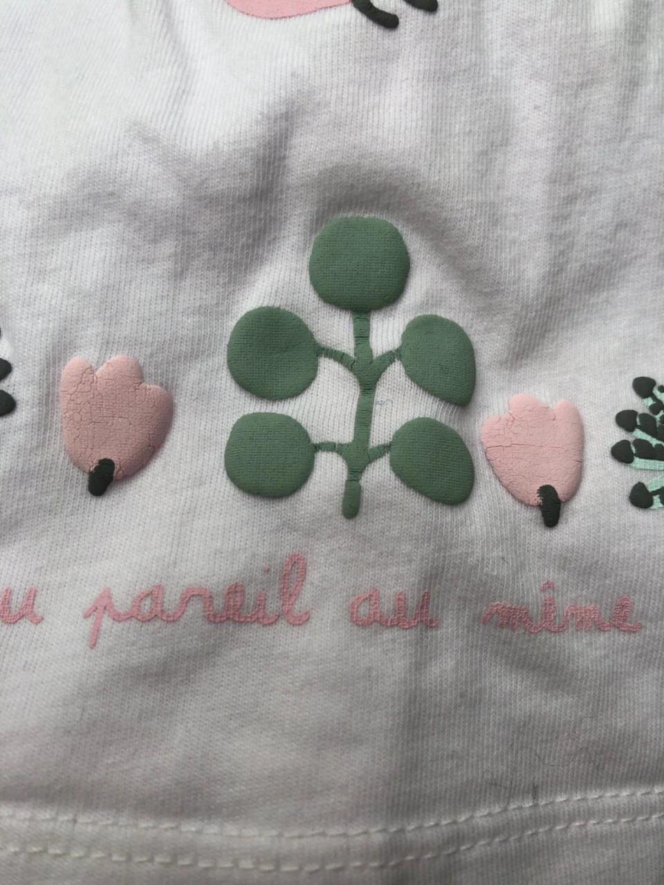 Lote de mangas curtas DPAM 12 meses: 1 body e 1 camiseta – photo 9